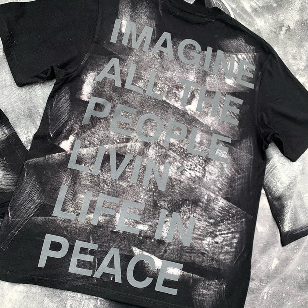 Hip-hop rock Kurt Cobain printed T-shirt