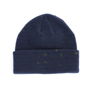 Spray-painted colorful polka dot graffiti wool knitting hat
