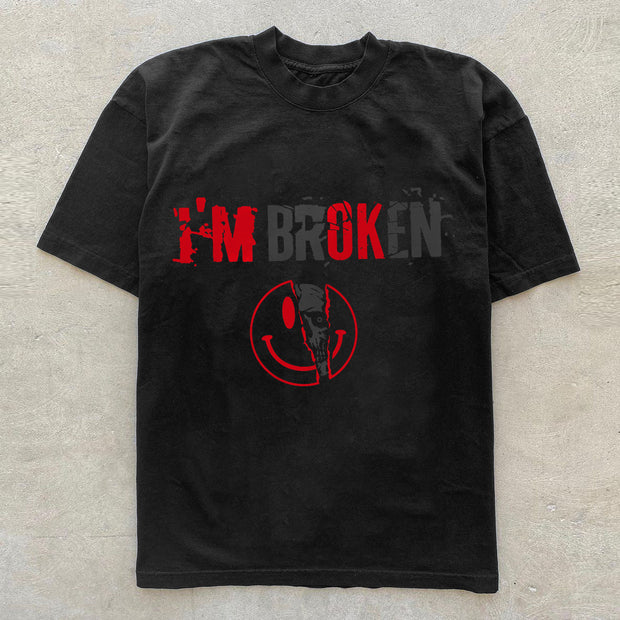 Statement Street Style Retro Print Loose T-Shirt