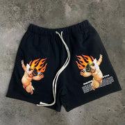 Fashion casual printed shorts men