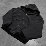 Street Style Tassel Hooded Lined Jacket