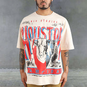 Yellowstone Park Casual Vintage Print Street T-Shirt