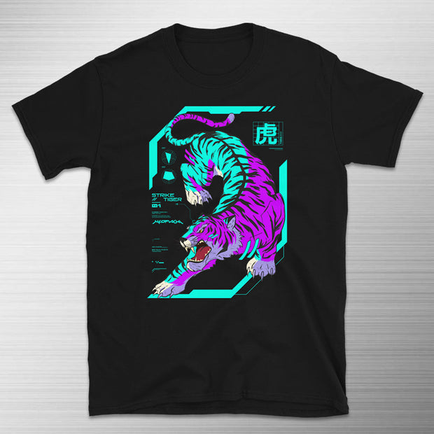 TORA Cyberpunk Print Short Sleeve T-Shirt