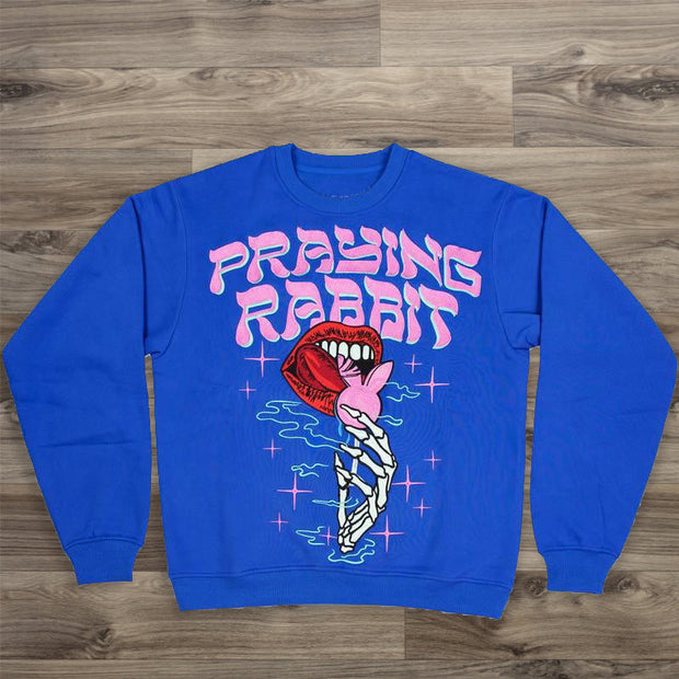 Rabbit temptation casual street sports sweater