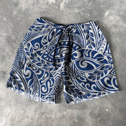 Polynesia Print 5 Inseam Shorts