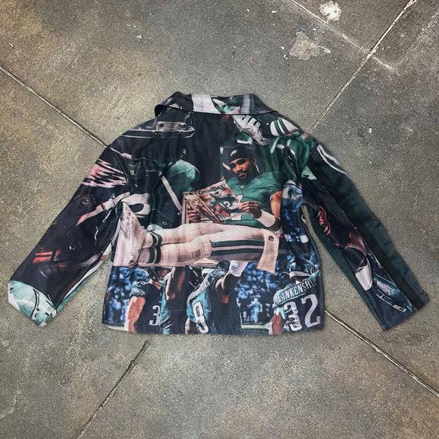 Eagles tapestry lapel jacket