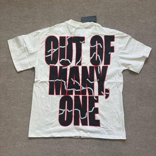 Skeleton racer print T-shirt