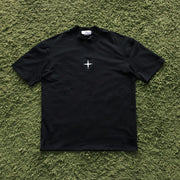 Cross street shooting short-sleeved T-shirt