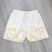 Tide brand retro print casual fashion shorts