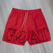 Tide brand retro print casual fashion shorts