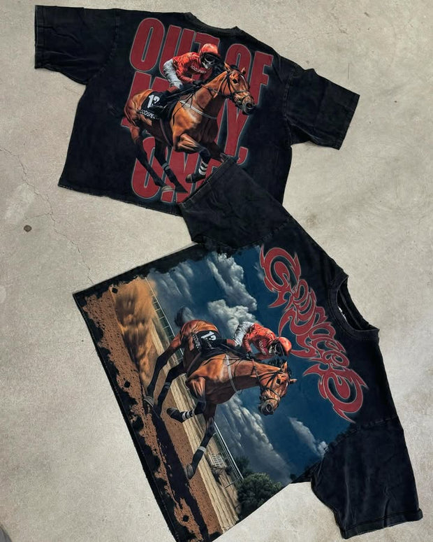 godspeed print T-shirt