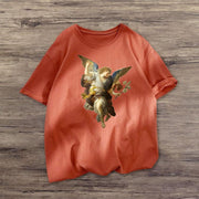 Retro fashion casual short-sleeved T-shirt