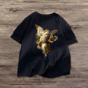 Retro fashion casual short-sleeved T-shirt