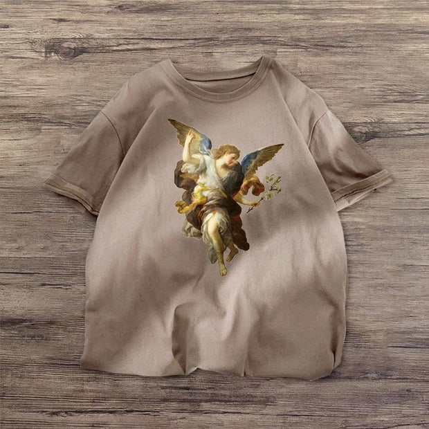 Retro fashion casual short-sleeved T-shirt