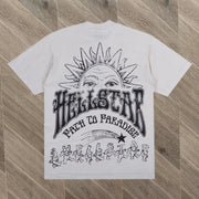 Fashion Printed Round Neck Loose Short Sleeve T-Shirt
