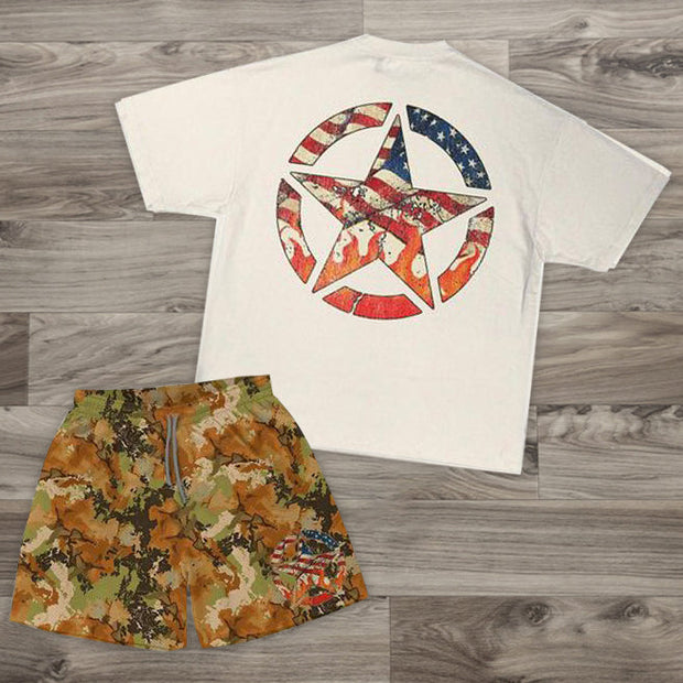 American Eagle Print Vacation Two-Piece Set