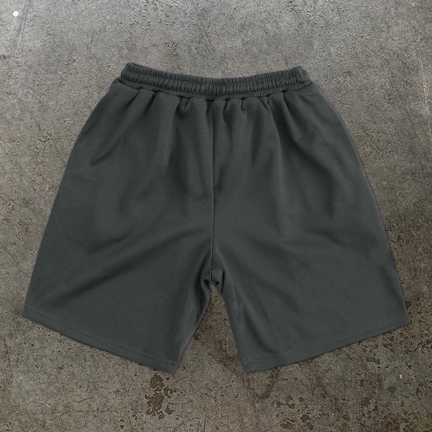 Retro Fashion Street Print Casual Shorts