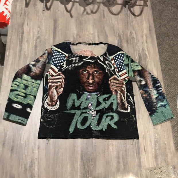 Street youngboy round neck sweatshirt