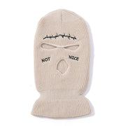 Eyes Hollow Out Funny Pullover Knit Hat