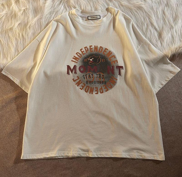 Loose ins trendy Harajuku style short-sleeved t-shirt