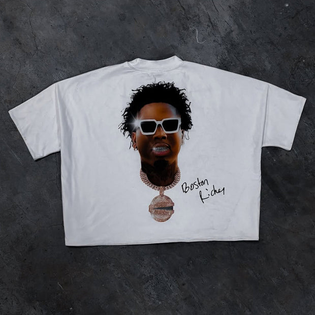 Character Portrait Help Me Print Short Sleeve T-Shirt