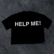 Character Portrait Help Me Print Short Sleeve T-Shirt
