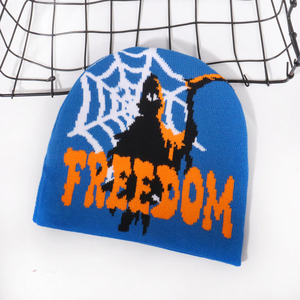 Halloween jacquard knitted hat