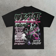 Video game kid printed cotton T-shirt