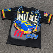 No.81 Racing Print Short Sleeve T-Shirt