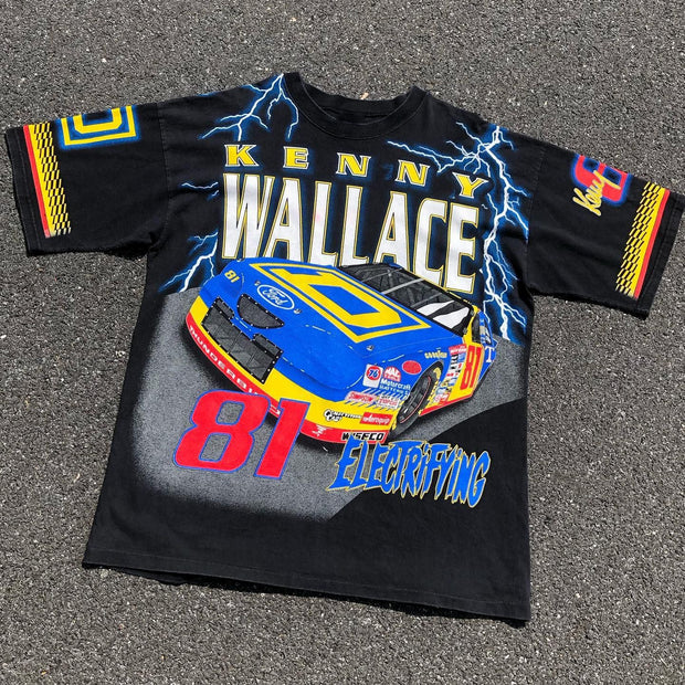 No.81 Racing Print Short Sleeve T-Shirt