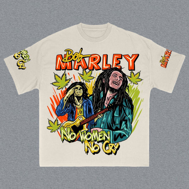 Fashion Print Short Sleeve T-Shirt