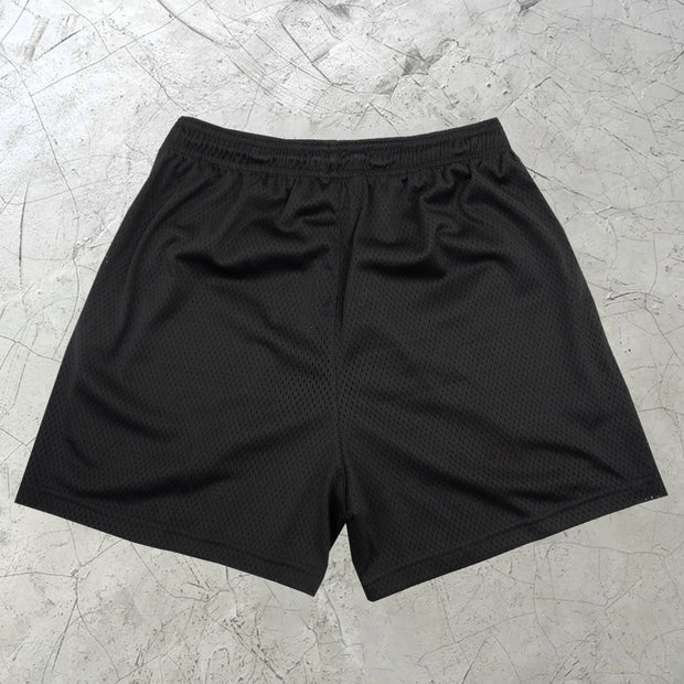 Art Pattern Vintage Street Mesh Shorts