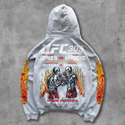 UFC 309 Print Long Sleeve Hoodies