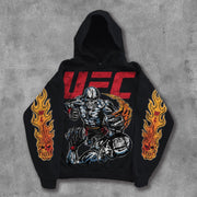 UFC 309 Print Long Sleeve Hoodies