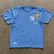 Art Painting Flower Pattern Retro Street Short Sleeve T-Shirt