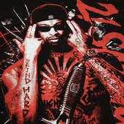 Savage blood knife print T-shirt