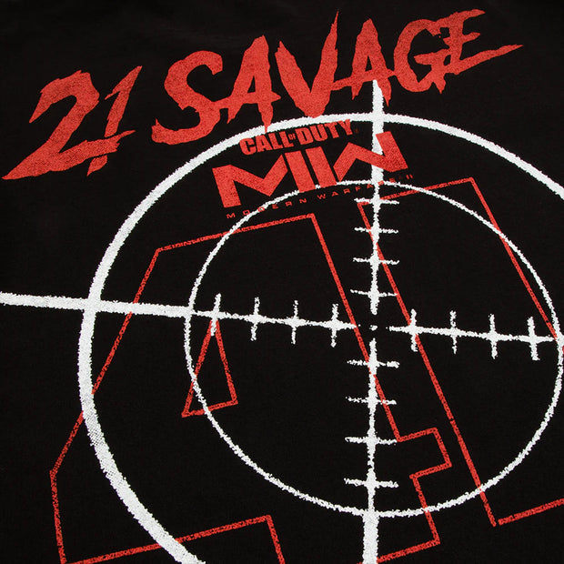 Savage blood knife print T-shirt