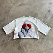 Personalized street style round neck printed T-shirt