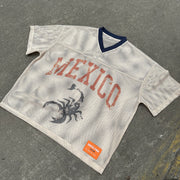 Mexican Scorpion Casual Street Mesh Jersey