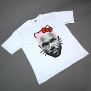 Fashionable kitty print t-shirt