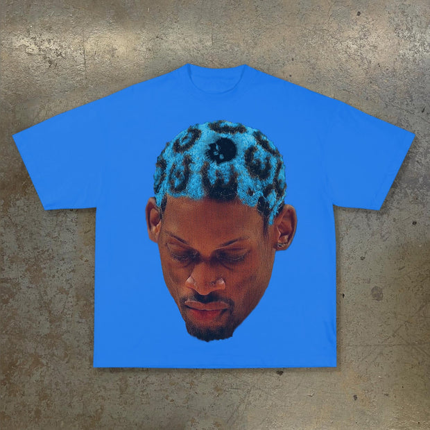 Character Avatar Print Short Sleeve T-Shirt
