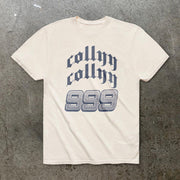 Retro fashion print short-sleeved T-shirt street