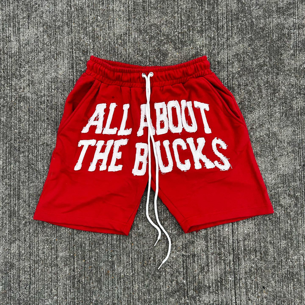 Personalized patch casual shorts