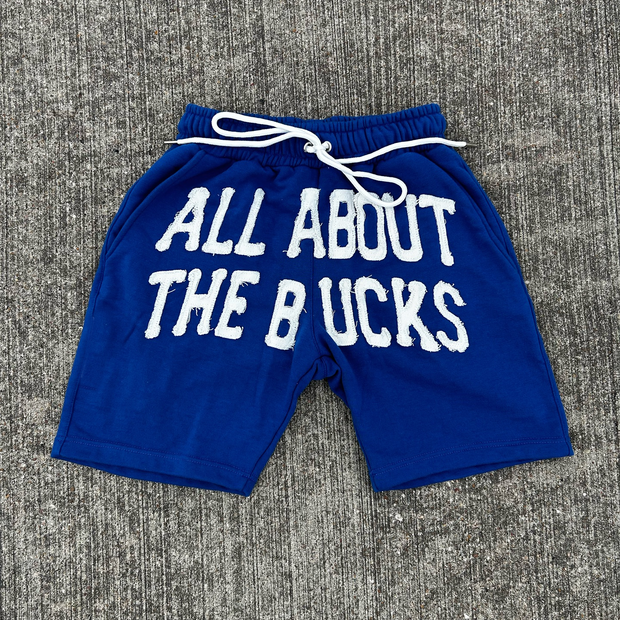 Personalized patch casual shorts