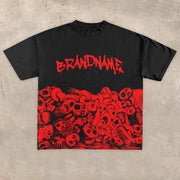 Vintage graphic short-sleeved T-shirt