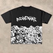 Vintage graphic short-sleeved T-shirt