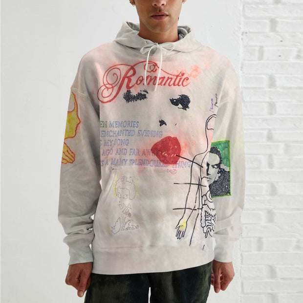 Personalized printing casual fashion long-sleeved hoodie