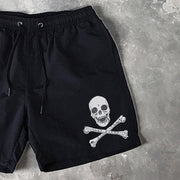 Skull Print 5 Inseam Shorts