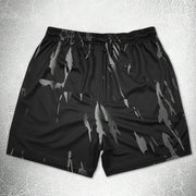 Los Angeles retro fashion brand printed street shorts