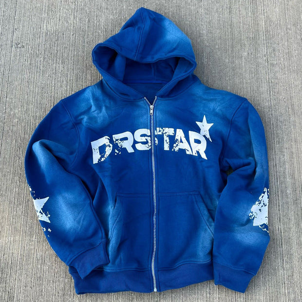 Drstar Print Long Sleeve Hoodies